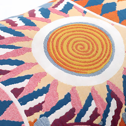 Garduru Kissen in Multicolor mit Kaleidoskop-Mustern