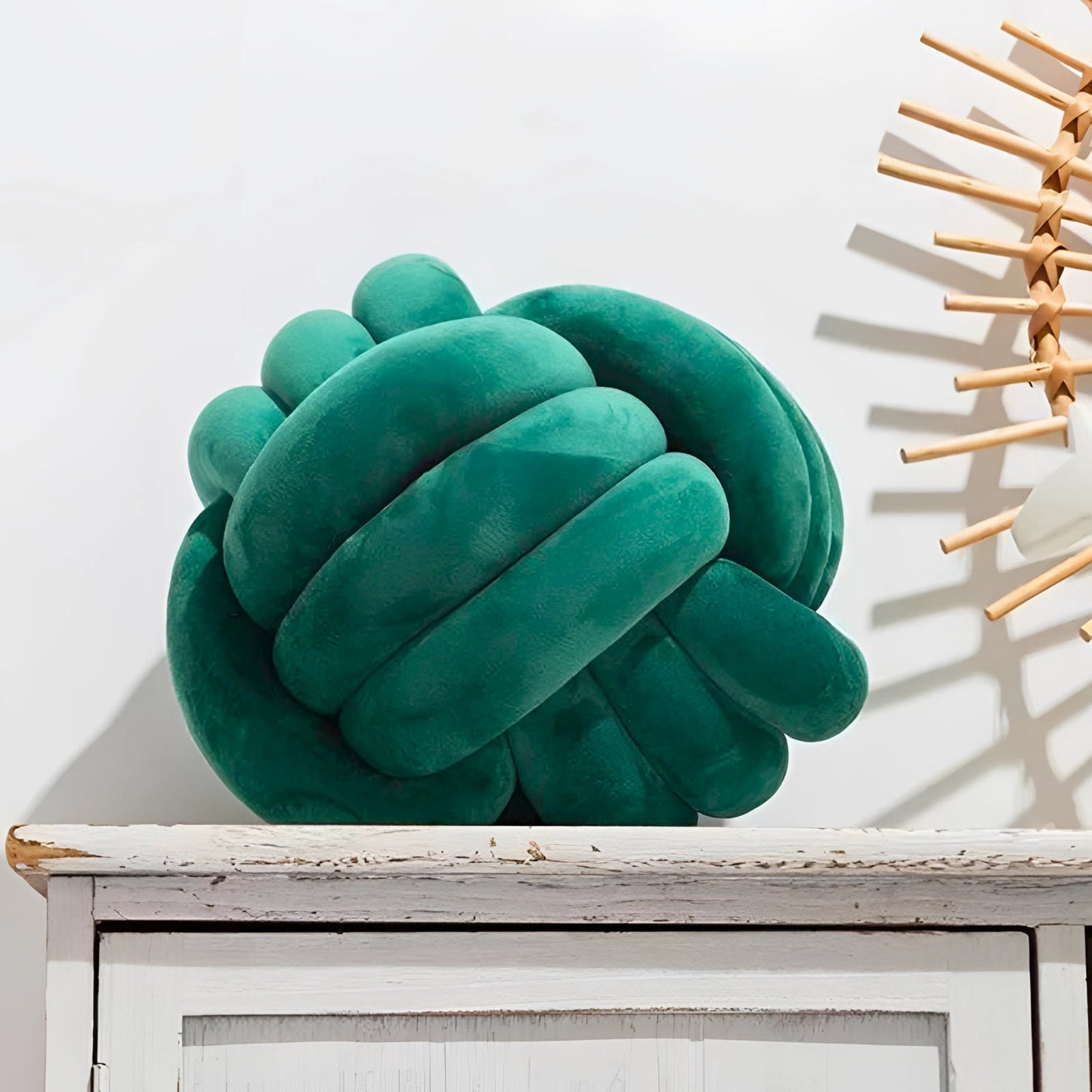 Garduru Samtkissen im Knotendesign – Stilvolle Dekoration