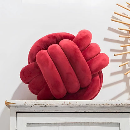 Garduru Samtkissen im Knotendesign – Stilvolle Dekoration