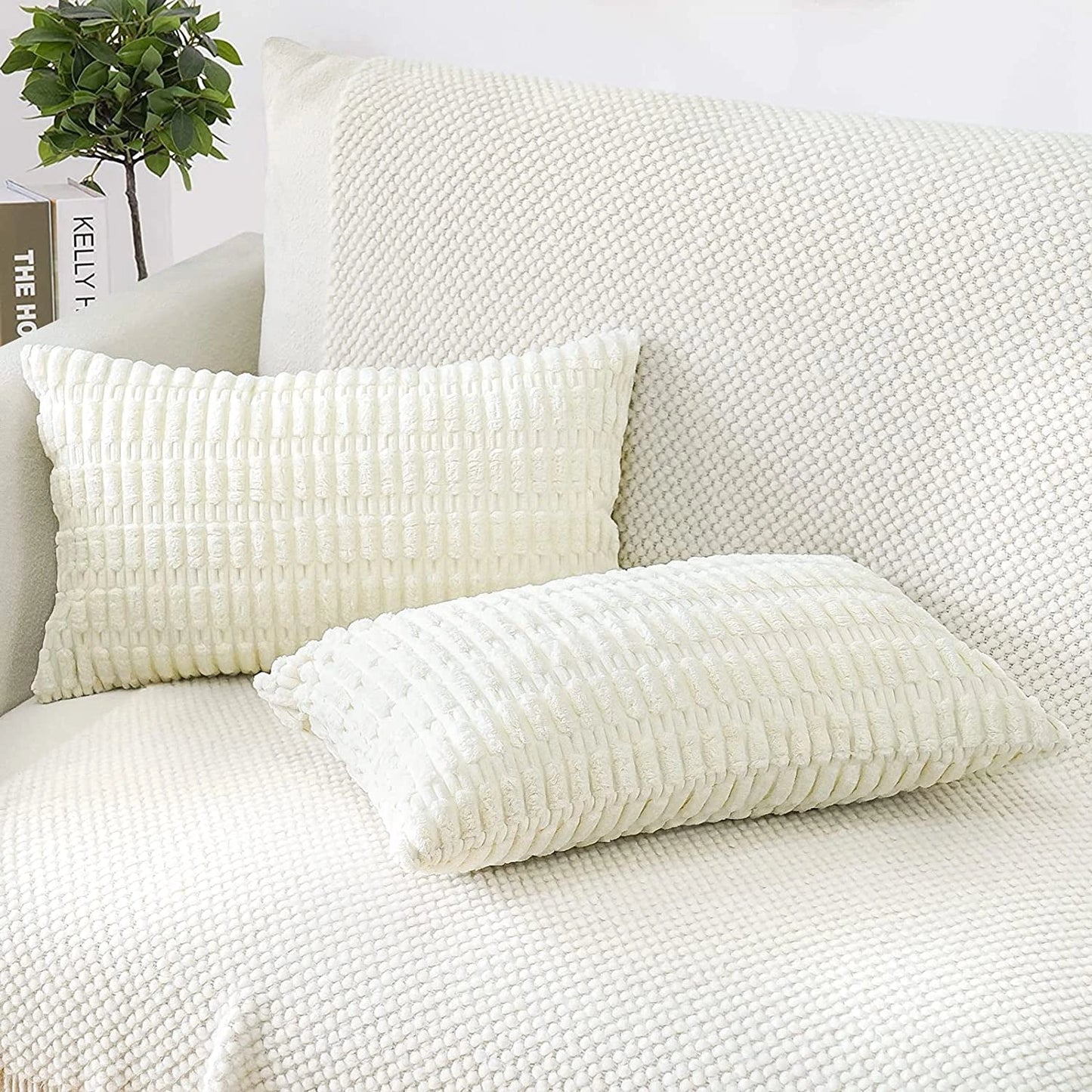 Garduru Corduroy-Kissen für stilvolle Sofa- und Lendenkissen-Dekoration