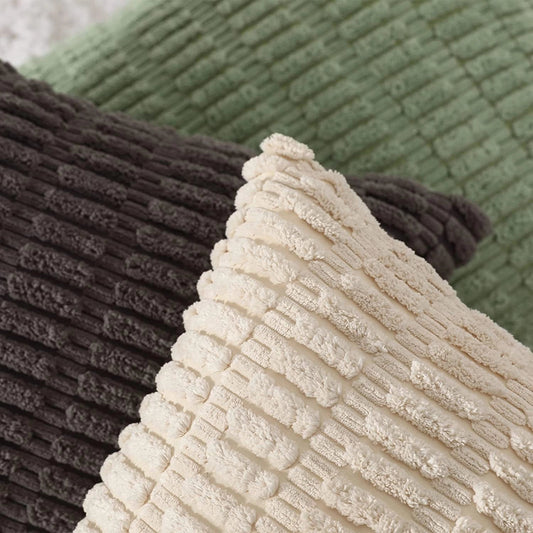 Garduru Corduroy-Kissen für stilvolle Sofa- und Lendenkissen-Dekoration