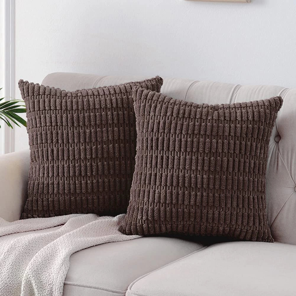 Garduru Corduroy-Kissen für stilvolle Sofa- und Lendenkissen-Dekoration