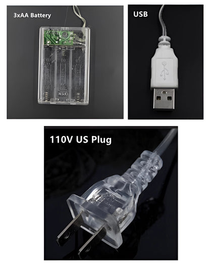 Warmweißes LED-Lichtkette | LumeGlow