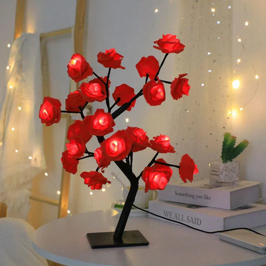 LED Rosenlampe für Beleuchtung im Zuhause | RoseGlow