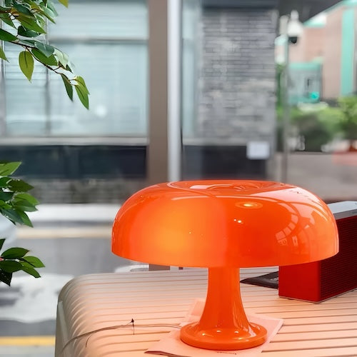 Orange Mushroom Lampe | Zeitloser Dekor