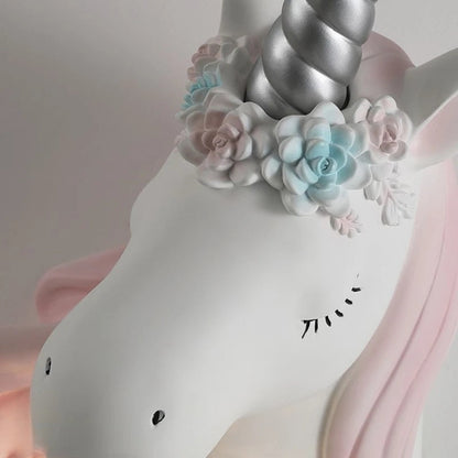 Neuartige Einhorn-Wandlampe – UniGloed – Pink – süß für Kinder