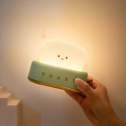 Garduru Toaster Design LED Tischlampe | Kabellos | Eingebaute Batterie | Perfekte Deko