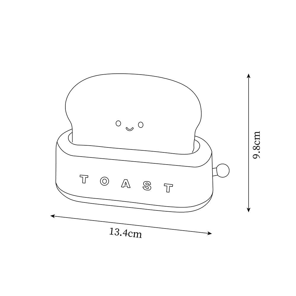 Garduru Toaster Design LED Tischlampe | Kabellos | Eingebaute Batterie | Perfekte Deko