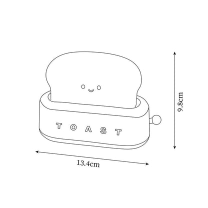 Garduru Toaster Design LED Tischlampe | Kabellos | Eingebaute Batterie | Perfekte Deko