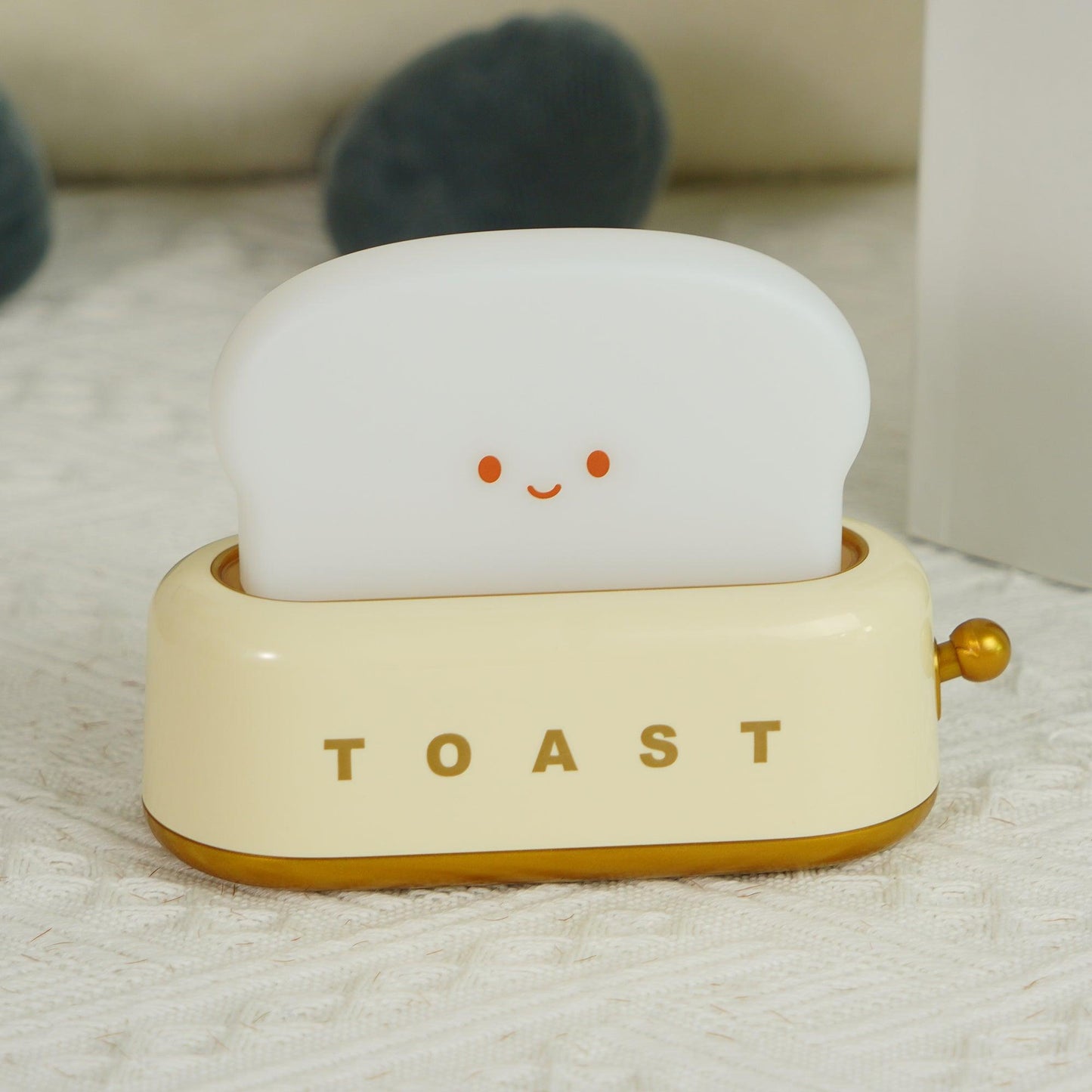 Garduru Lampe – Tragbare Brot-Toast Cartoon LED Nachtlampe