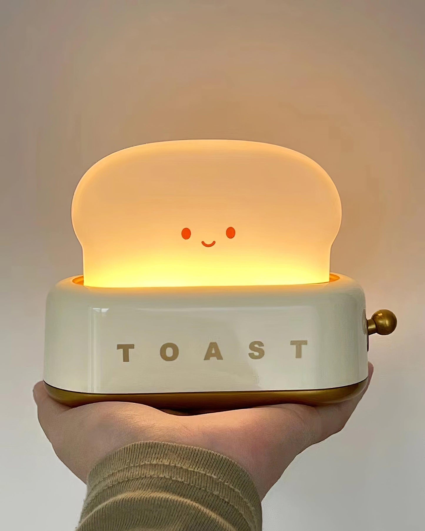 Garduru Lampe – Tragbare Brot-Toast Cartoon LED Nachtlampe