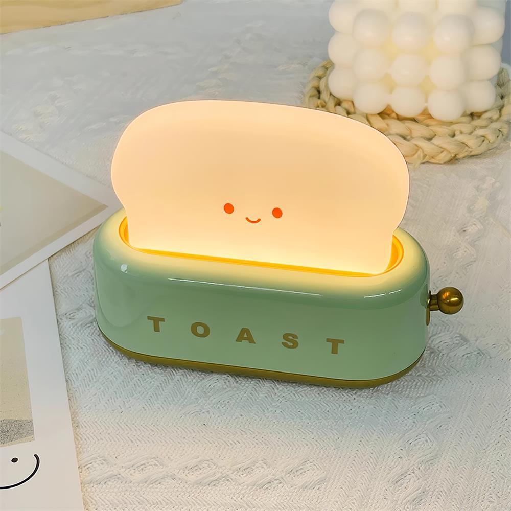 Nachtlampe Toaster – Dekorative und tragbare Beleuchtung mit wiederaufladbarem Akku