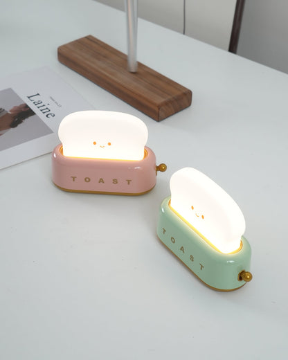 Garduru Toaster Design LED Tischlampe | Kabellos | Eingebaute Batterie | Perfekte Deko