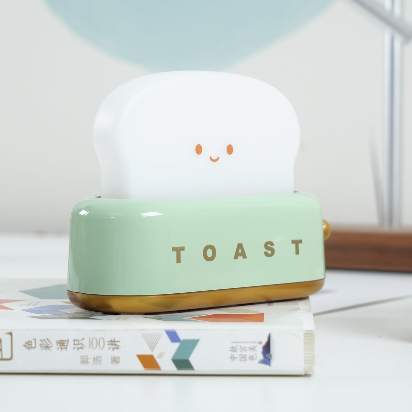 Garduru Lampe – Tragbare Brot-Toast Cartoon LED Nachtlampe