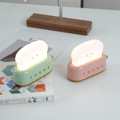 Garduru Toaster Design LED Tischlampe | Kabellos | Eingebaute Batterie | Perfekte Deko