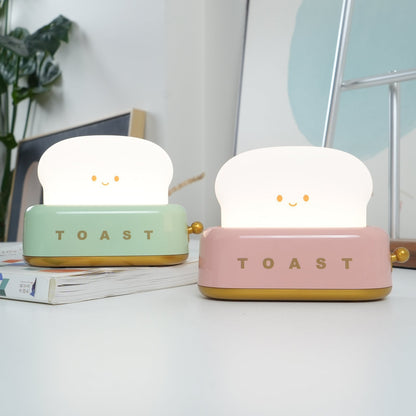 Nachtlampe Toaster – Dekorative und tragbare Beleuchtung mit wiederaufladbarem Akku