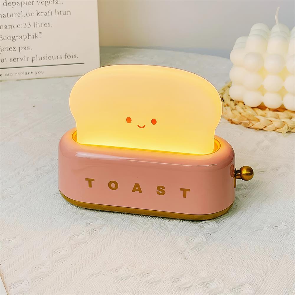 Garduru Toaster Design LED Tischlampe | Kabellos | Eingebaute Batterie | Perfekte Deko