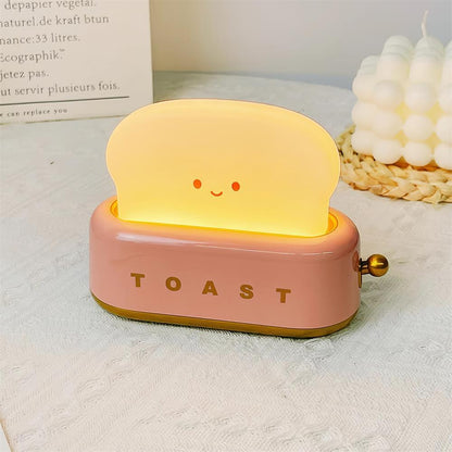 Garduru Lampe – Tragbare Brot-Toast Cartoon LED Nachtlampe
