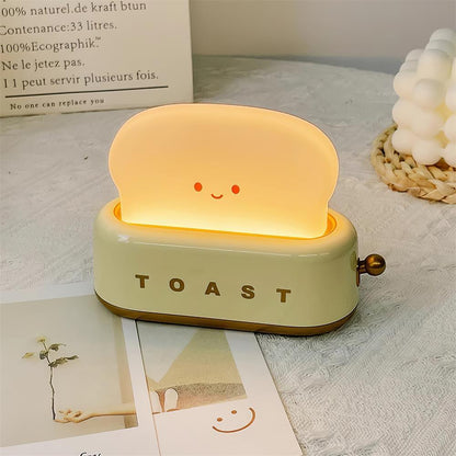 Garduru Toaster Design LED Tischlampe | Kabellos | Eingebaute Batterie | Perfekte Deko