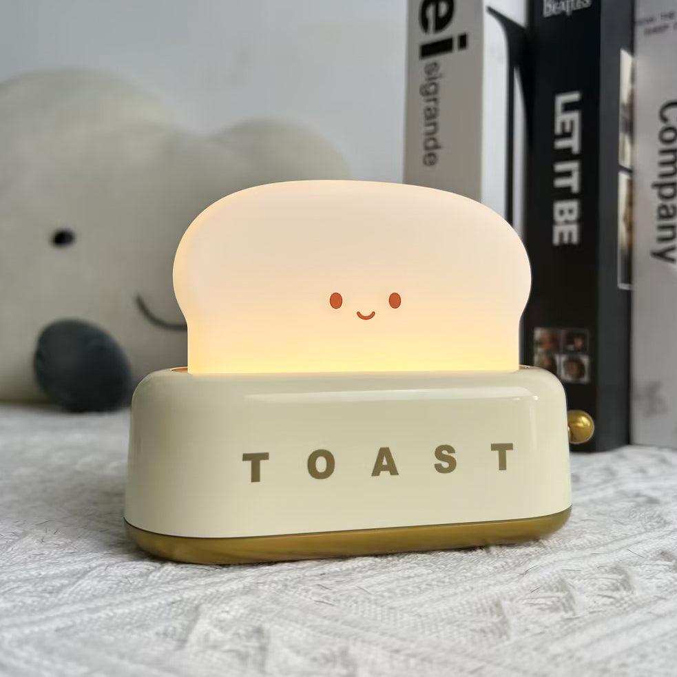 Garduru Lampe – Tragbare Brot-Toast Cartoon LED Nachtlampe