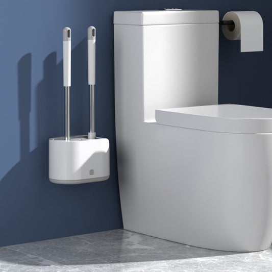 Toilettenbürsten Set – Wandmontage Design – Hygienische Reinigung mit Silikonbürsten