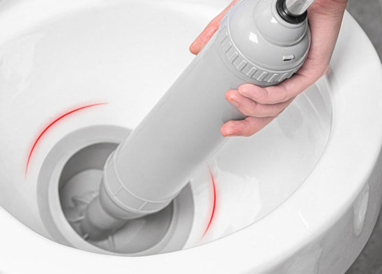 Toilettenpumpe – Hochdruckreinigung ohne Chemikalien – Rostfrei & Langlebig, Grau-Weiß