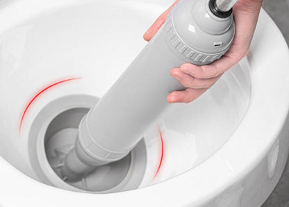 Toilettenpumpe – Hochdruckreinigung ohne Chemikalien – Rostfrei & Langlebig, Grau-Weiß