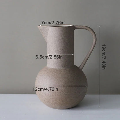 TonAura - Keramik-Vase mit satinierter Oberfläche