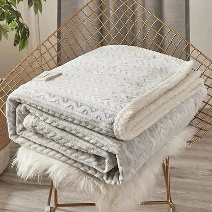 Warmes und kuscheliges Thermodecke aus Polyester – Maschinenwaschbar, erhältlich in verschiedenen Größen und Farben