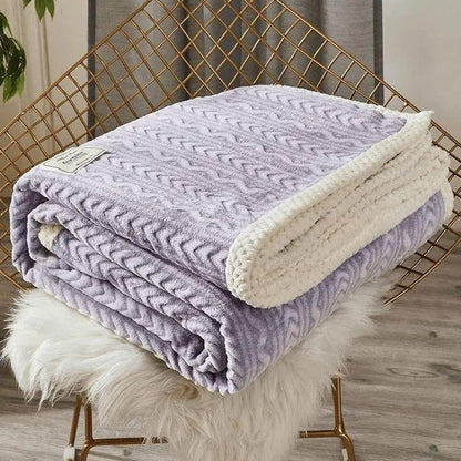 Warmes und kuscheliges Thermodecke aus Polyester – Maschinenwaschbar, erhältlich in verschiedenen Größen und Farben
