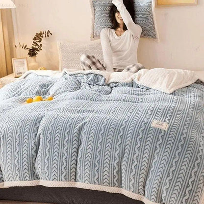 Warmes und kuscheliges Thermodecke aus Polyester – Maschinenwaschbar, erhältlich in verschiedenen Größen und Farben