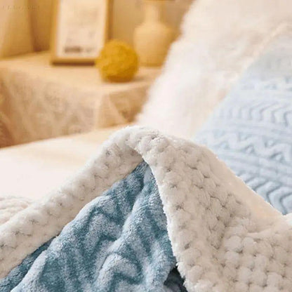 Warmes und kuscheliges Thermodecke aus Polyester – Maschinenwaschbar, erhältlich in verschiedenen Größen und Farben