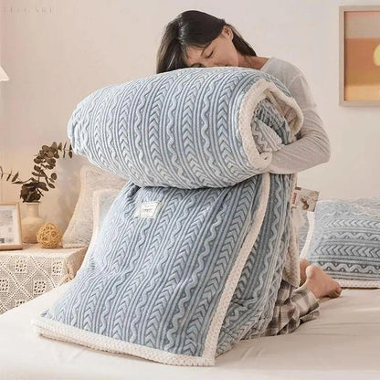 Warmes und kuscheliges Thermodecke aus Polyester – Maschinenwaschbar, erhältlich in verschiedenen Größen und Farben