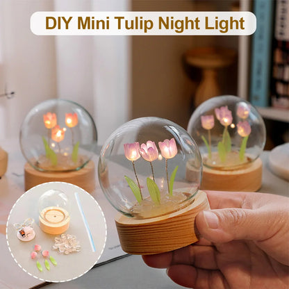 BloomLuxe – Elegante Tischlampe mit Tulpen-Design für eine stimmungsvolle Note