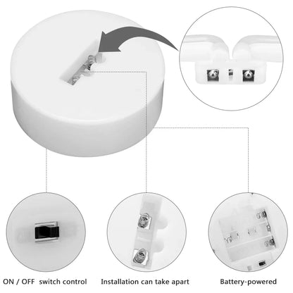 Musiknoten Neonlampe - USB LED Nachtlicht für Partys & Wohnkultur