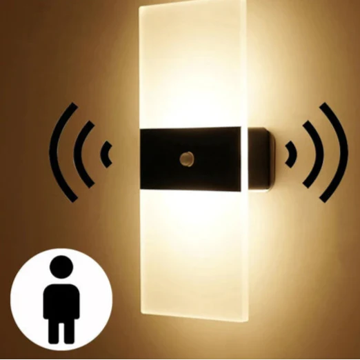 LumaGlow - USB wiederaufladbare LED-Wandleuchte mit Touch-Sensor