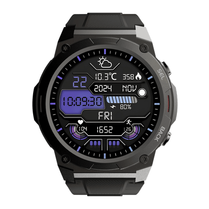 Smartwatch Rugged Wasserdicht Fitness Outdoor Tracker