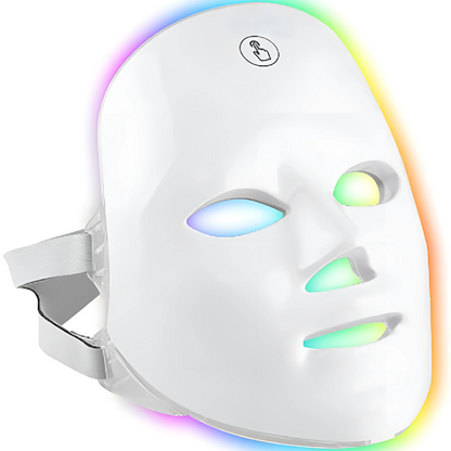 LED-Gesichtsmaske mit Nackenlichttherapie