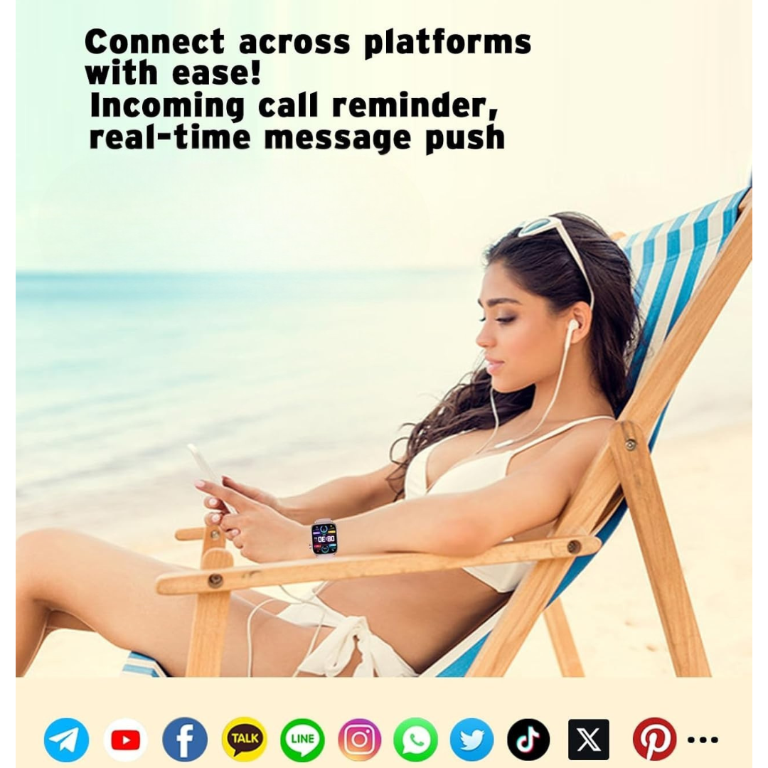 Smartwatch mit ECG- und Stressüberwachung