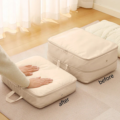 Garduru STORAGE BAG – Kompressionstasche für Kleidung & Bettdecken mit Reißverschluss & Tragegriff