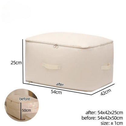 Garduru STORAGE BAG – Kompressionstasche für Kleidung & Bettdecken mit Reißverschluss & Tragegriff