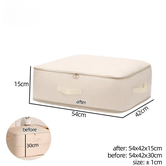 Garduru STORAGE BAG – Kompressionstasche für Kleidung & Bettdecken mit Reißverschluss & Tragegriff