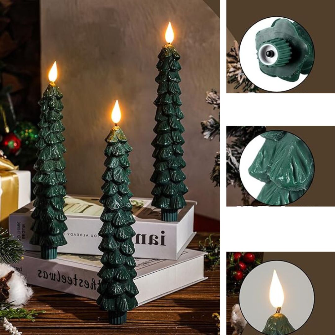 Urlaubs Glanz LED Kerzenlichter