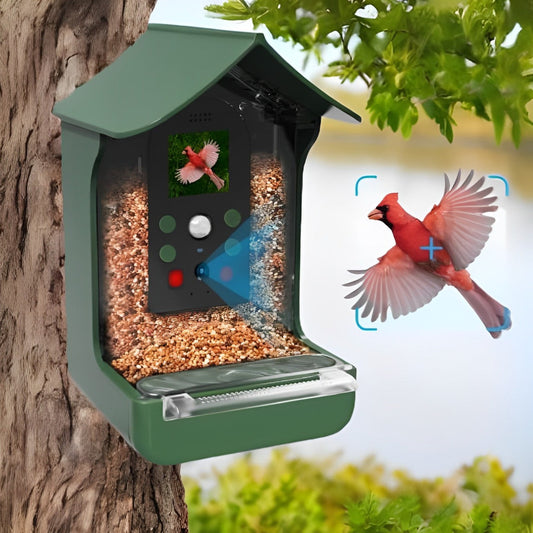 Smart Bird Feeder mit PIR-Bewegungserkennung und automatischer Aufnahme