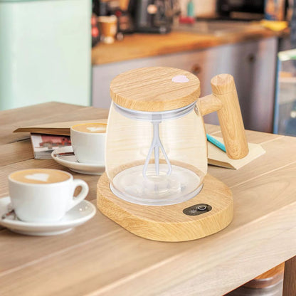 2in1 Mixer Tasse aus Holz