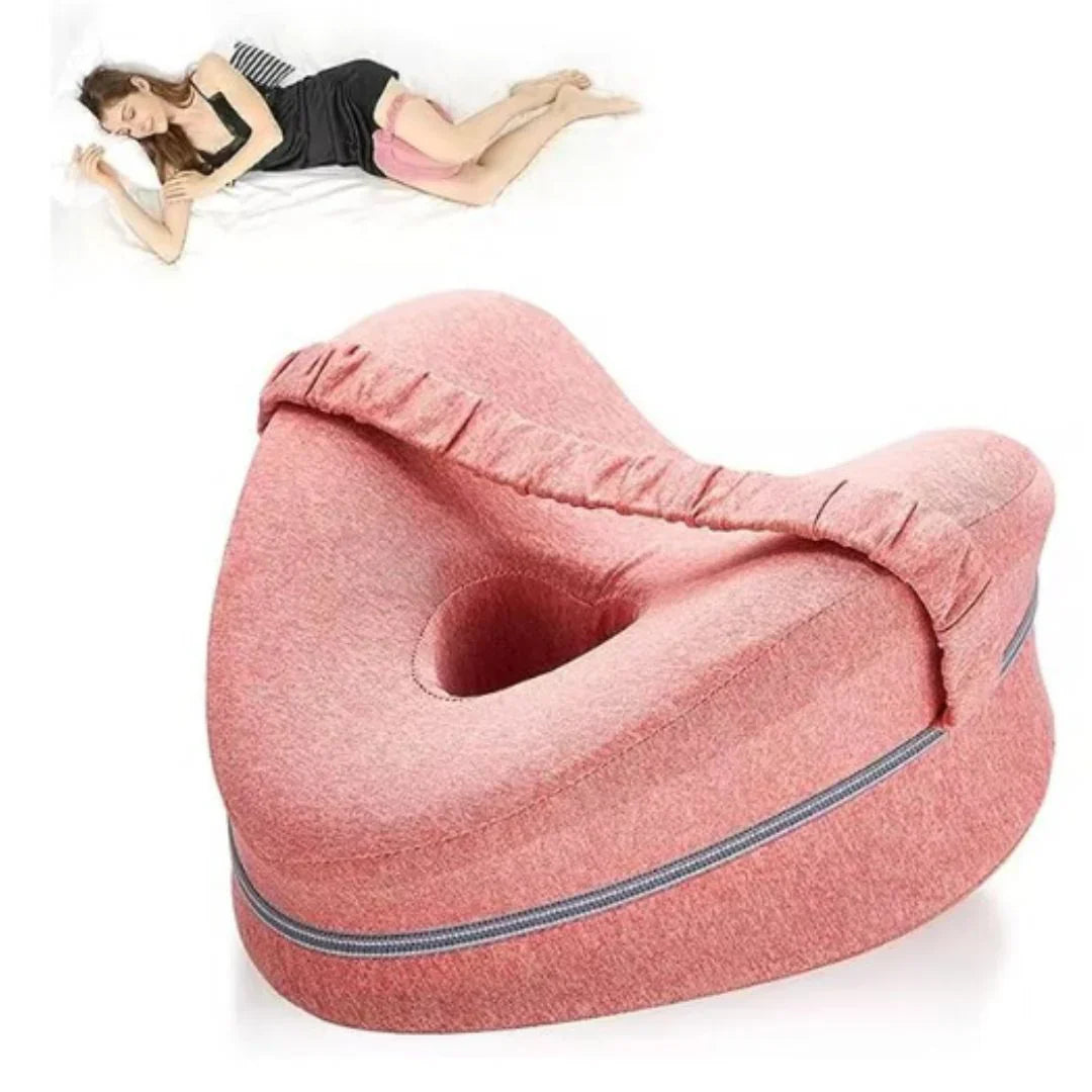 Ergonomisches Kniekissen für Seitenlieger – Orthopädisches Beinsupportkissen mit Memory-Schaum für komfortablen Schlaf