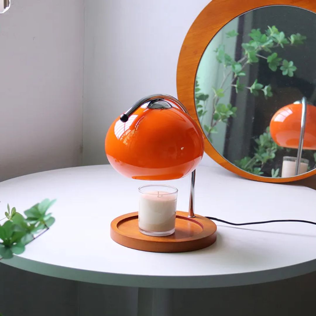 Renee Retro Glas Tischlampe