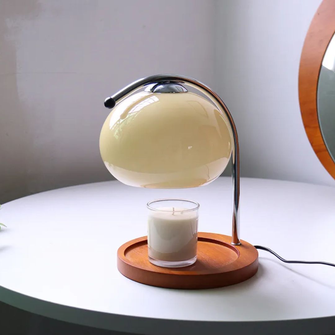 Renee Retro Glas Tischlampe