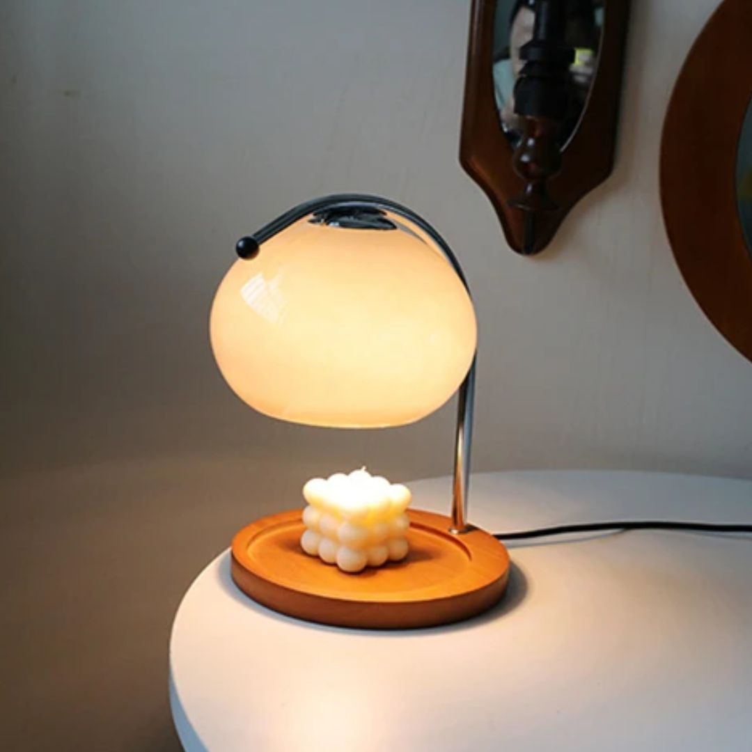 Renee Retro Glas Tischlampe