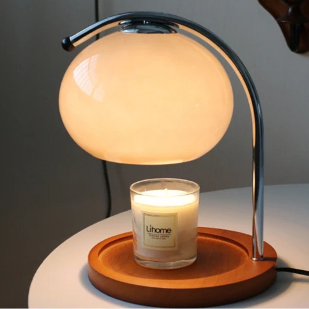Renee Retro Glas Tischlampe